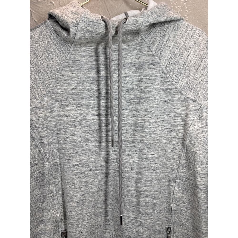 Athleta Incline Heather Gray Women’s‎ Hoodie Prolonged Athleisure Size Medium